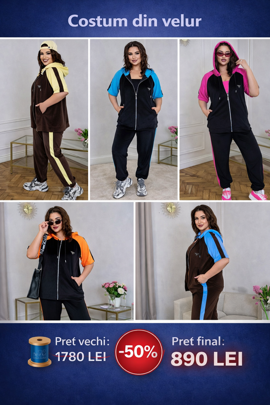 Costum din velur